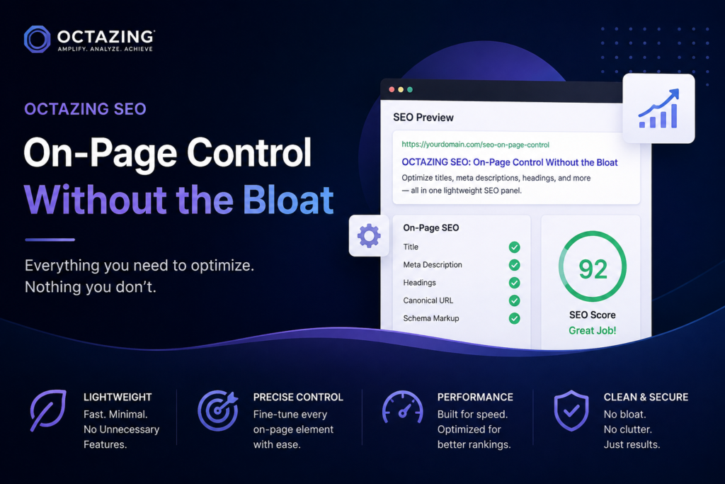 Octazing SEO Plugin post
