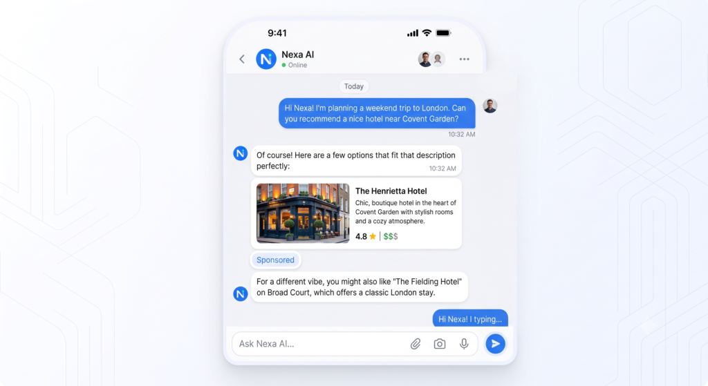 AI search advertising