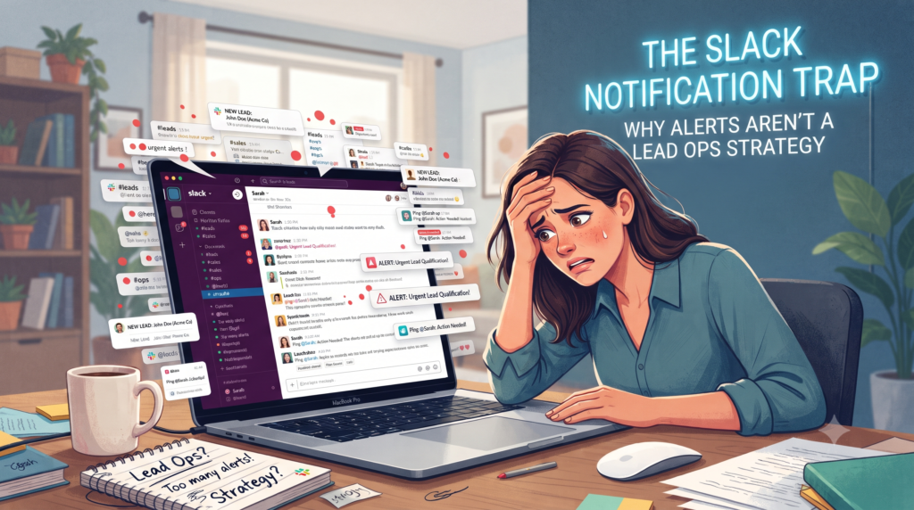 The Slack Notification Trap: Why Alerts Aren’t a Lead Ops Strategy