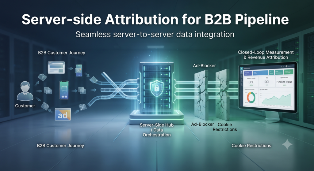 Server-side Attribution for B2B Pipeline