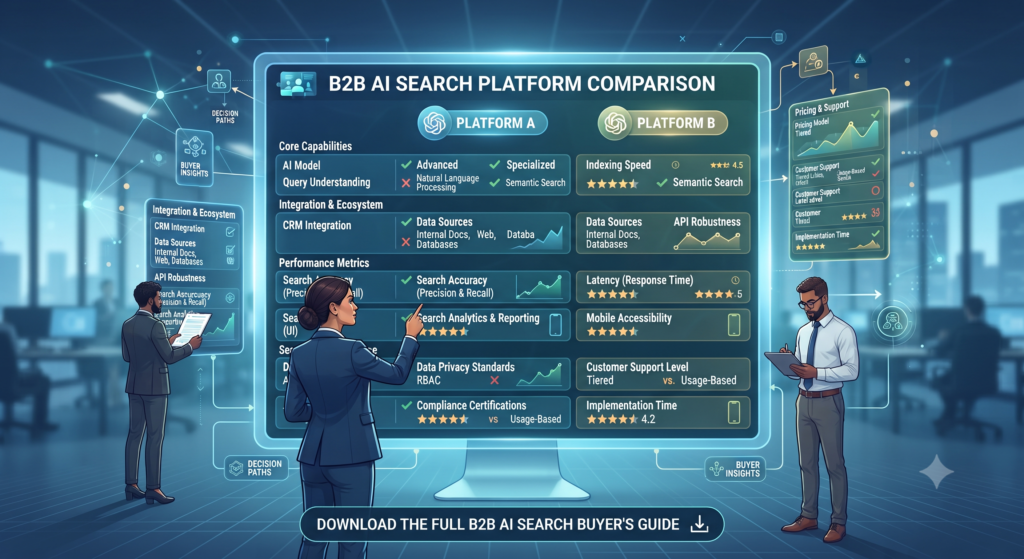 B2B Comparison Pages for AI Search: Help Buyers Make a Decision